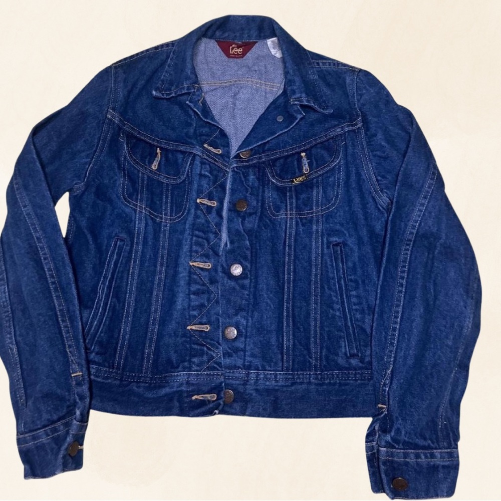 80s era Ms Lee Denim Jacket Size 7/8 - Mint Condition